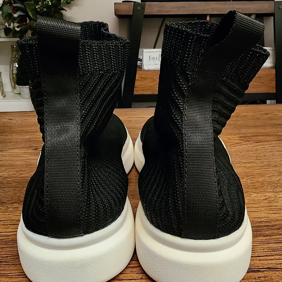 Asos Black  Pull-On Sock Sneakers  Women's Size 7 - Picture 9 of 16